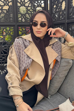 Smooth Crepe Shawl for Versatile Modest Styling — aci-kahve