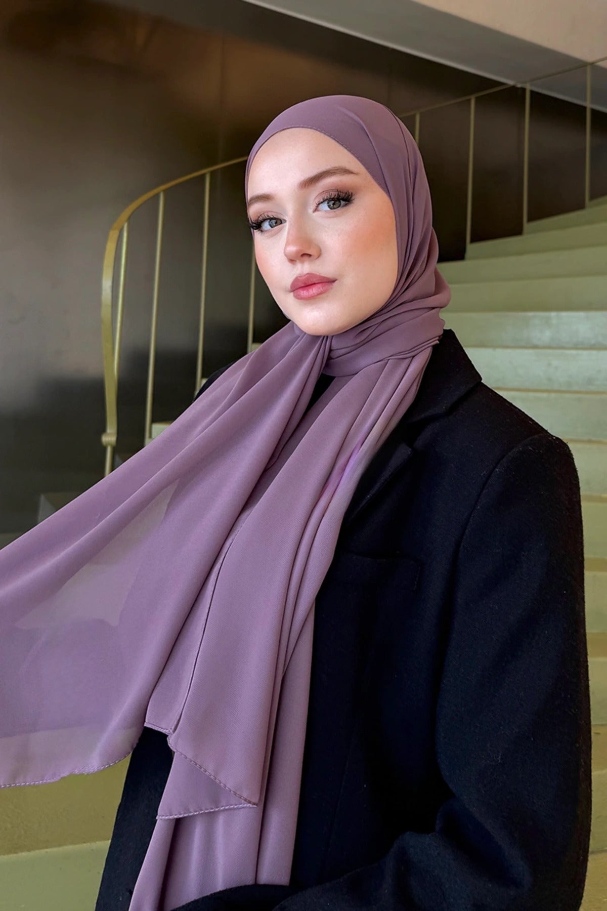 Smooth Crepe Shawl for Versatile Modest Styling — gul-kurusu