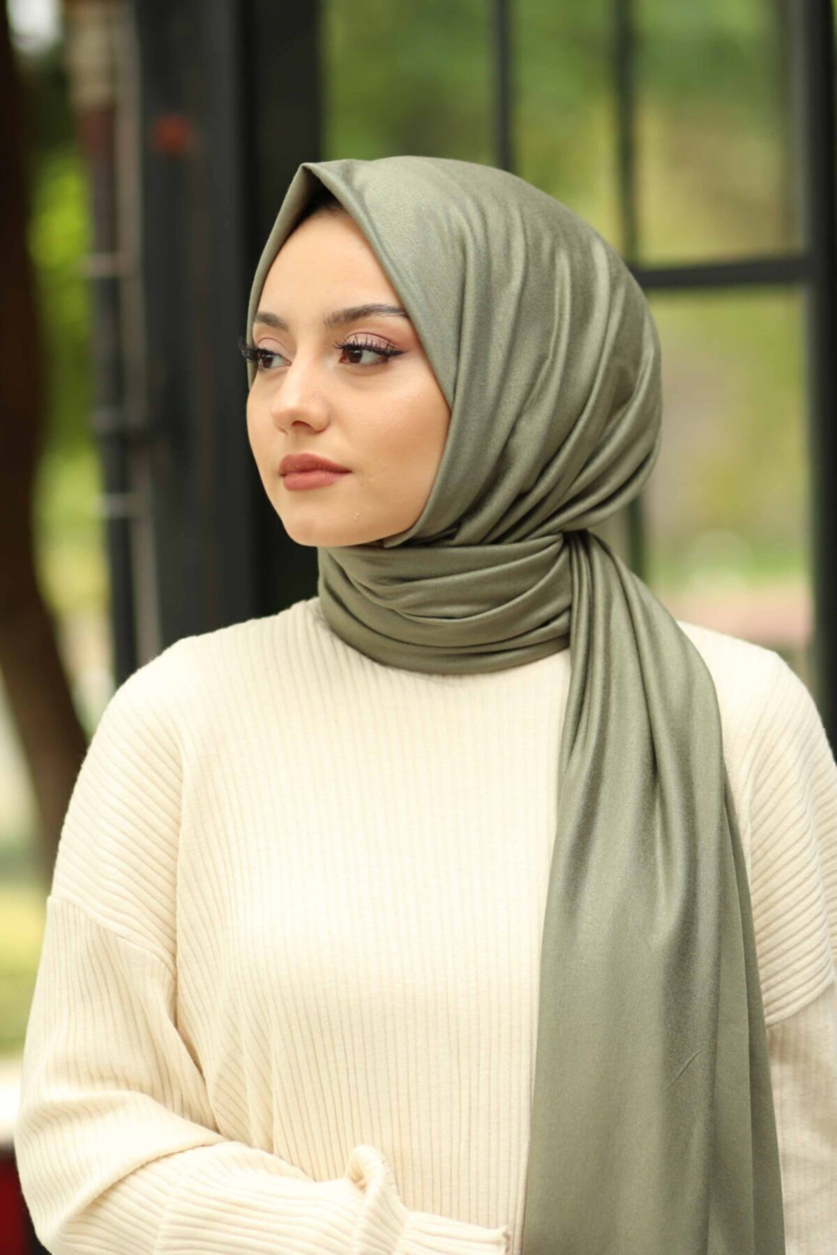 Soft Viscose Jersey Shawl — Sarı