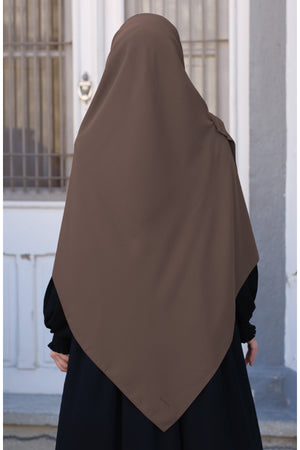Plain Woven Large Square Scarf - Soft Drape, 120x120 cm — Çok Renkli