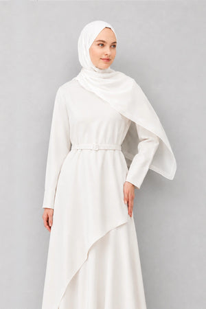 Smooth Crepe Shawl for Versatile Modest Styling — kirik-beyaz