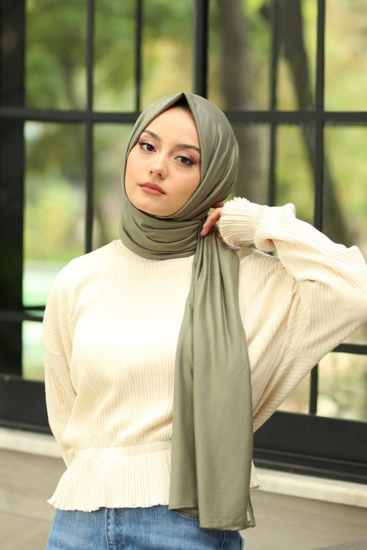 Soft Viscose Jersey Shawl — Sarı
