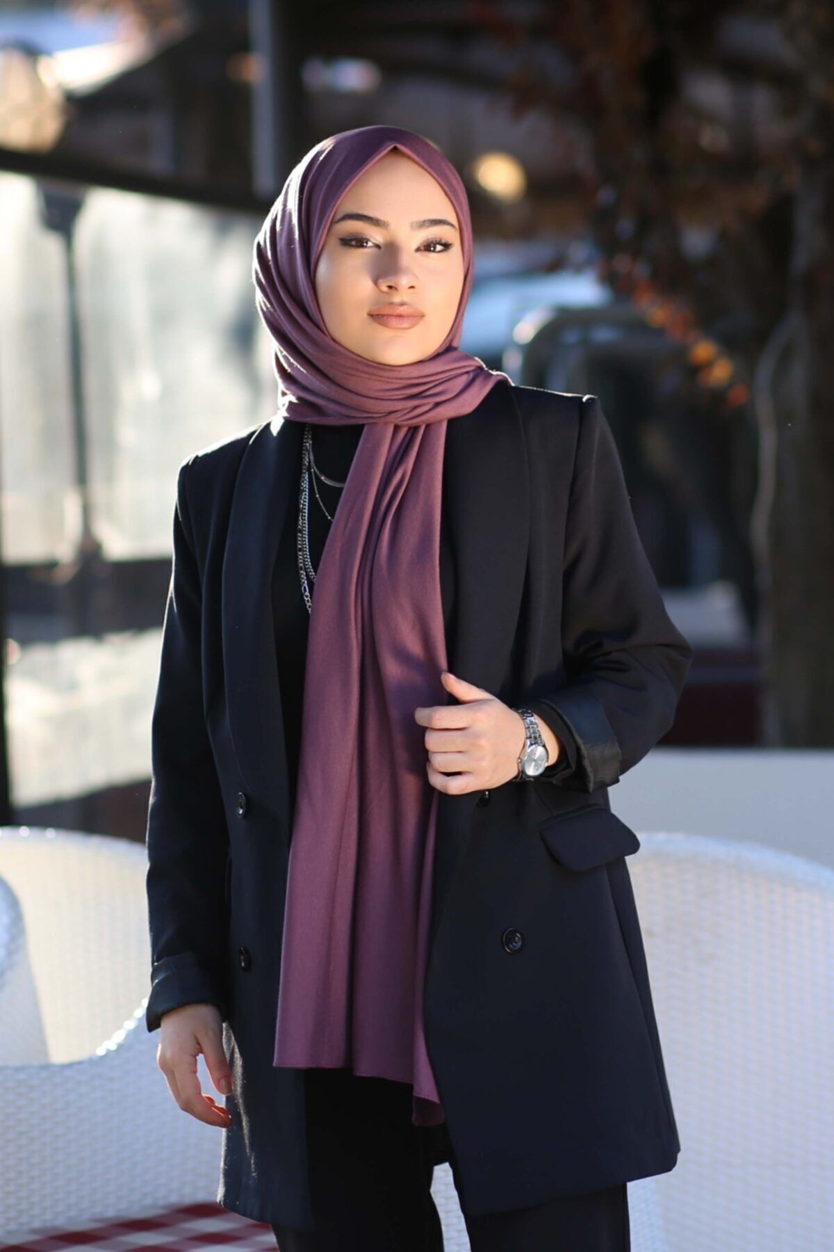 Soft Viscose Jersey Shawl — Mor