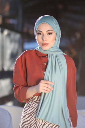 Soft Viscose Jersey Shawl — su-yesili