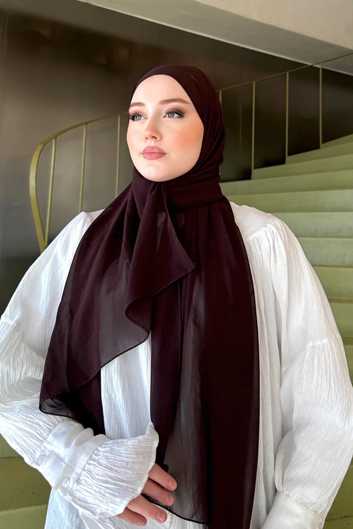 Smooth Crepe Shawl for Versatile Modest Styling — aci-kahve
