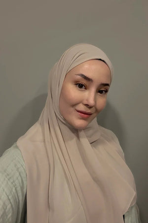 Smooth Crepe Shawl for Versatile Modest Styling — tas