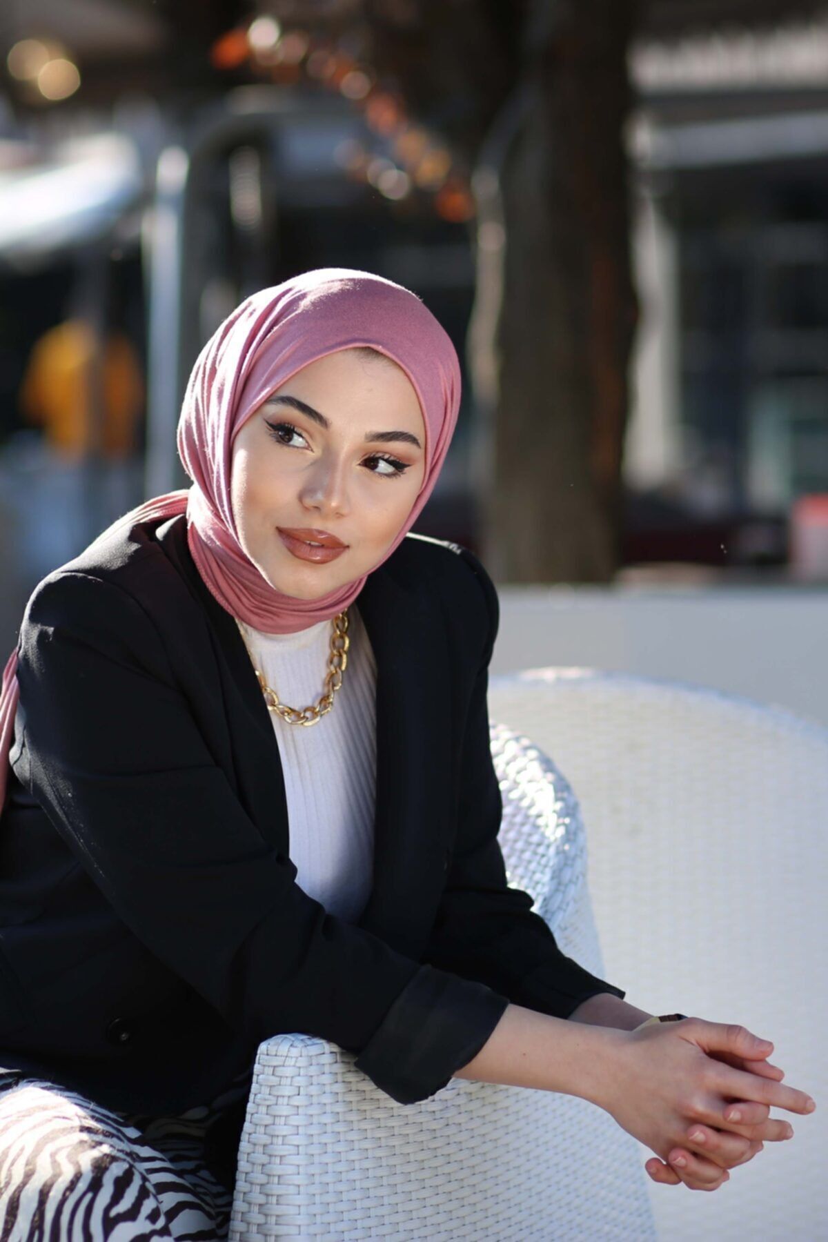 Soft Viscose Jersey Shawl — seker-pembe
