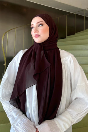 Smooth Crepe Shawl for Versatile Modest Styling — aci-kahve