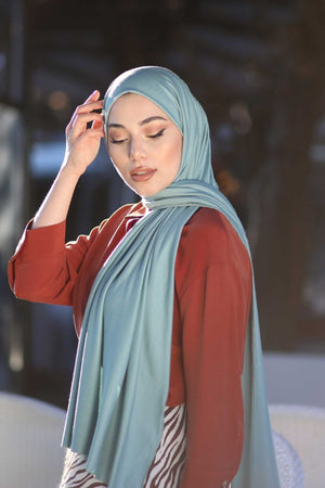 Soft Viscose Jersey Shawl — su-yesili