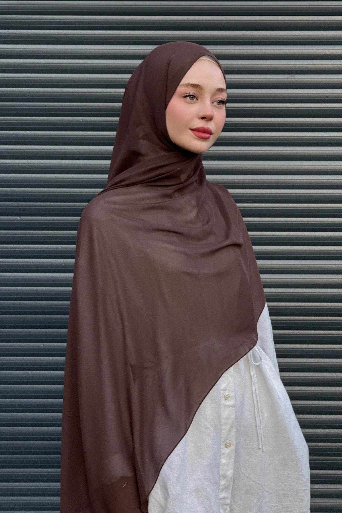 Smooth Crepe Shawl for Versatile Modest Styling — aci-kahve