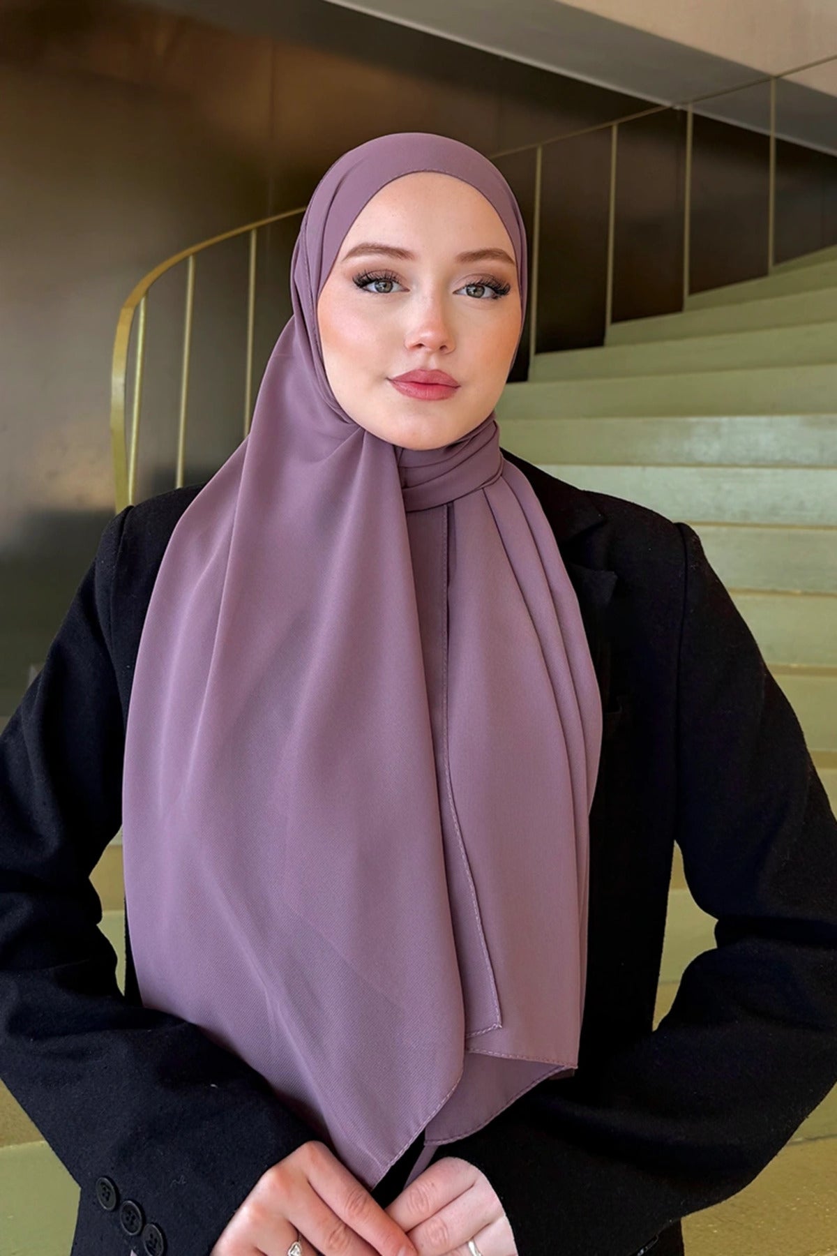 Smooth Crepe Shawl for Versatile Modest Styling — gul-kurusu