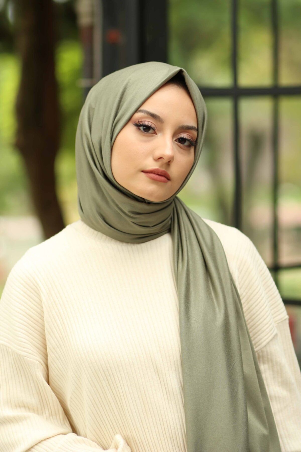 Soft Viscose Jersey Shawl — Sarı