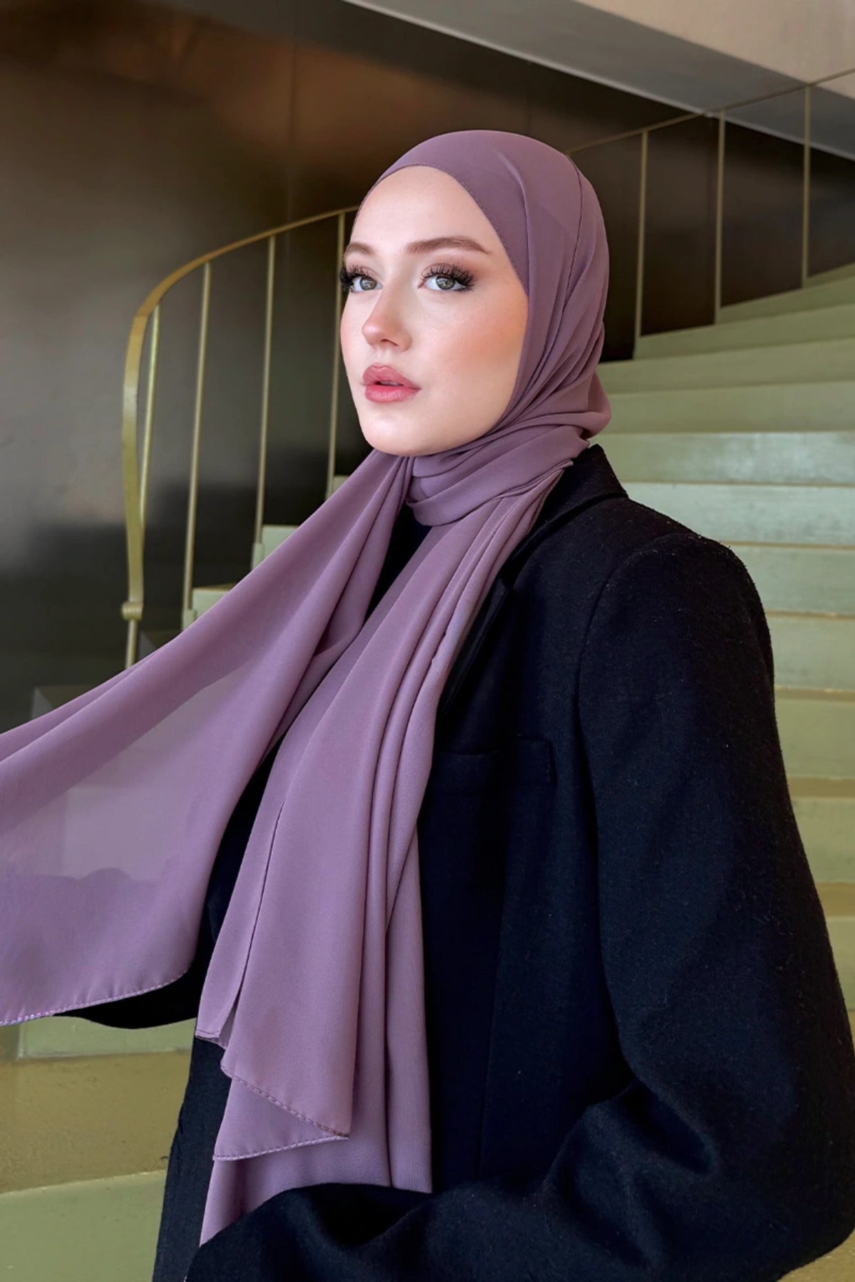 Smooth Crepe Shawl for Versatile Modest Styling — gul-kurusu