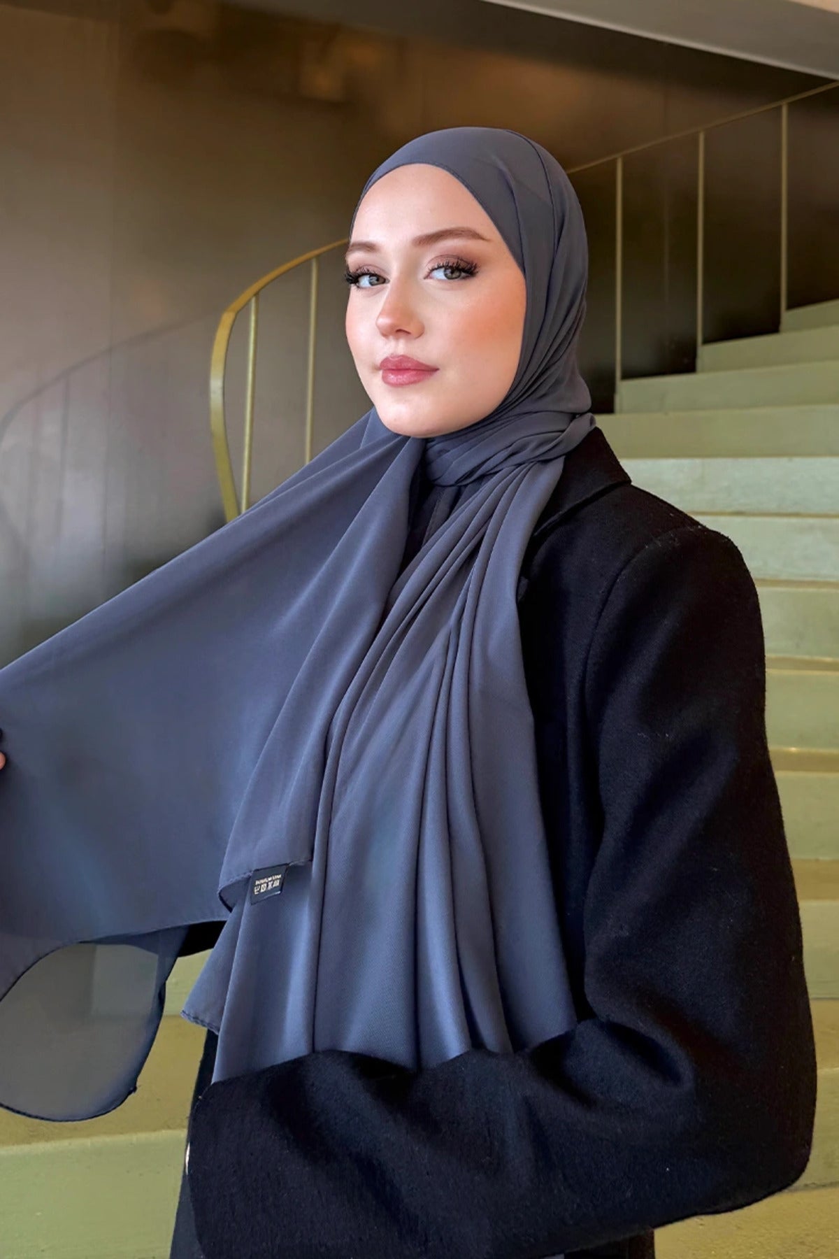 Smooth Crepe Shawl for Versatile Modest Styling — fume