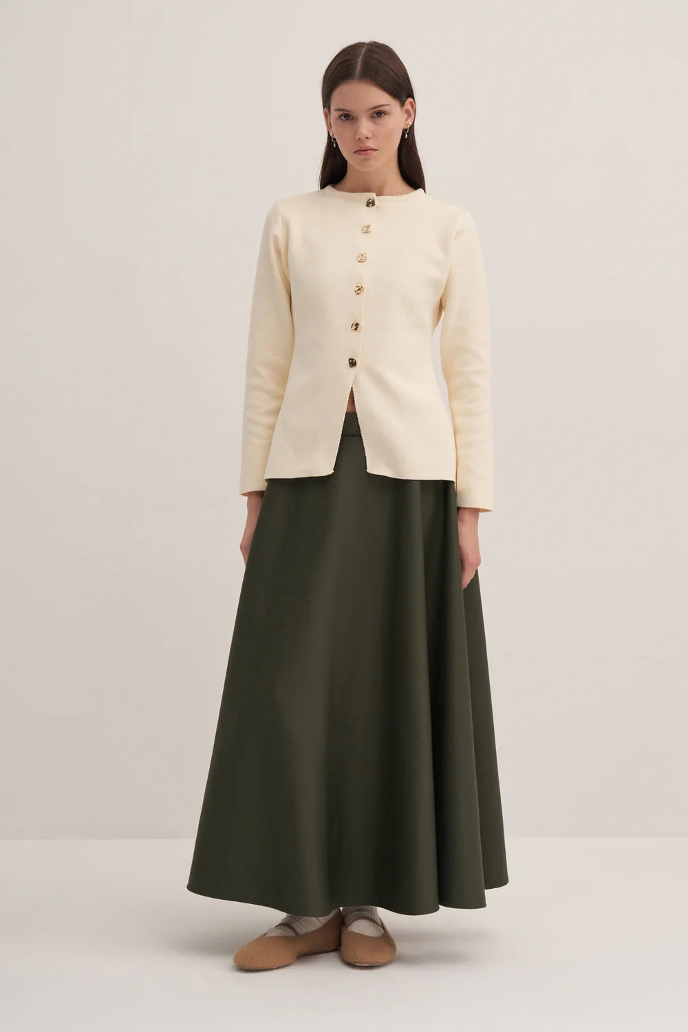 Scuba Flared Skirt (SN003)