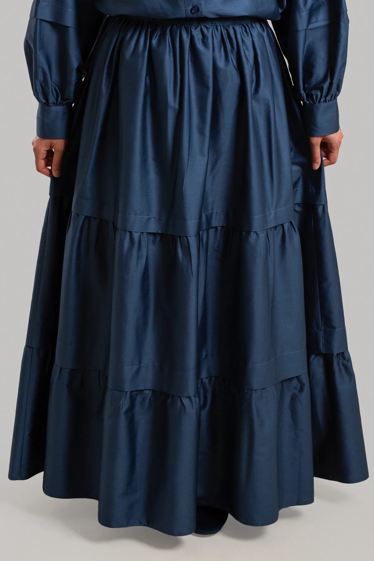 Elegant Satin Cotton Skirt (SN004)