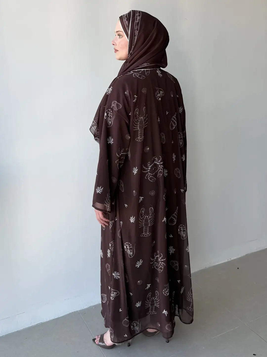 Abaya Shawl Two-Piece Set