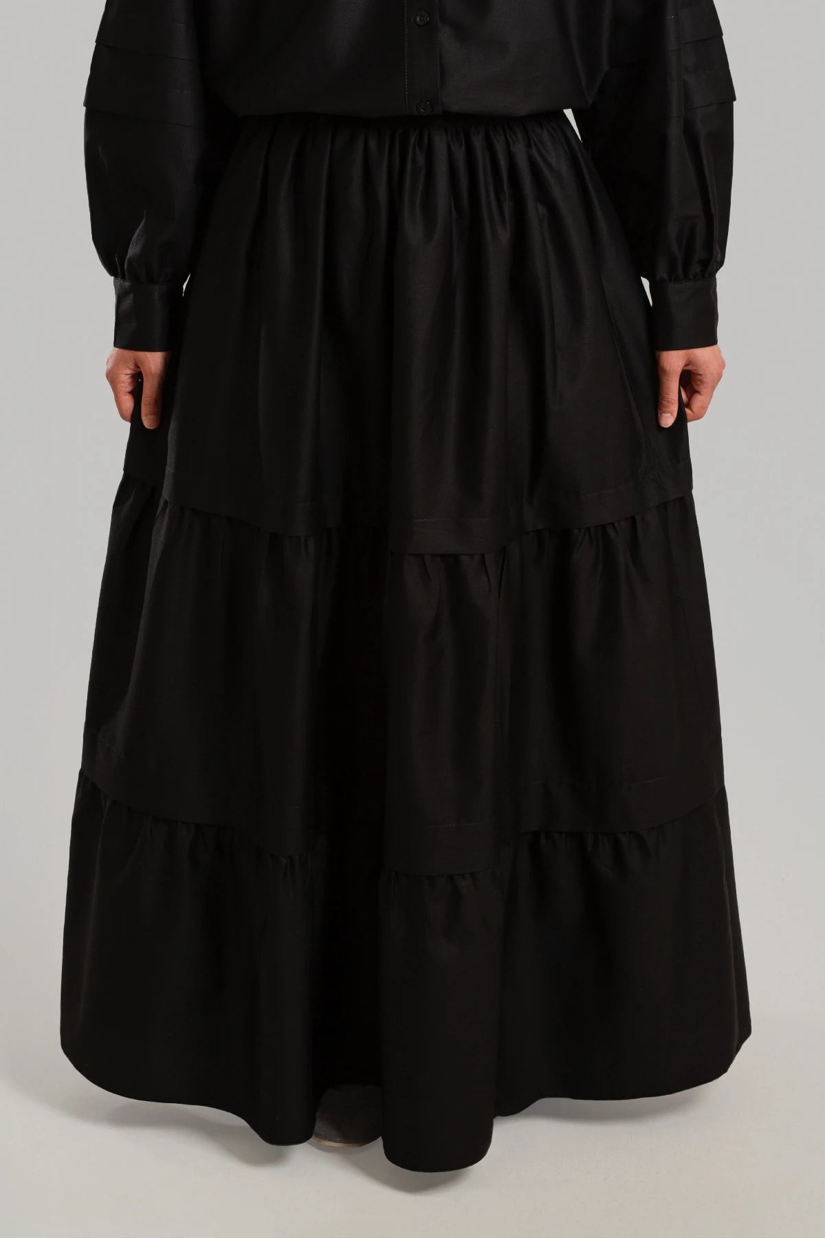 Elegant Satin Cotton Skirt (SN004)