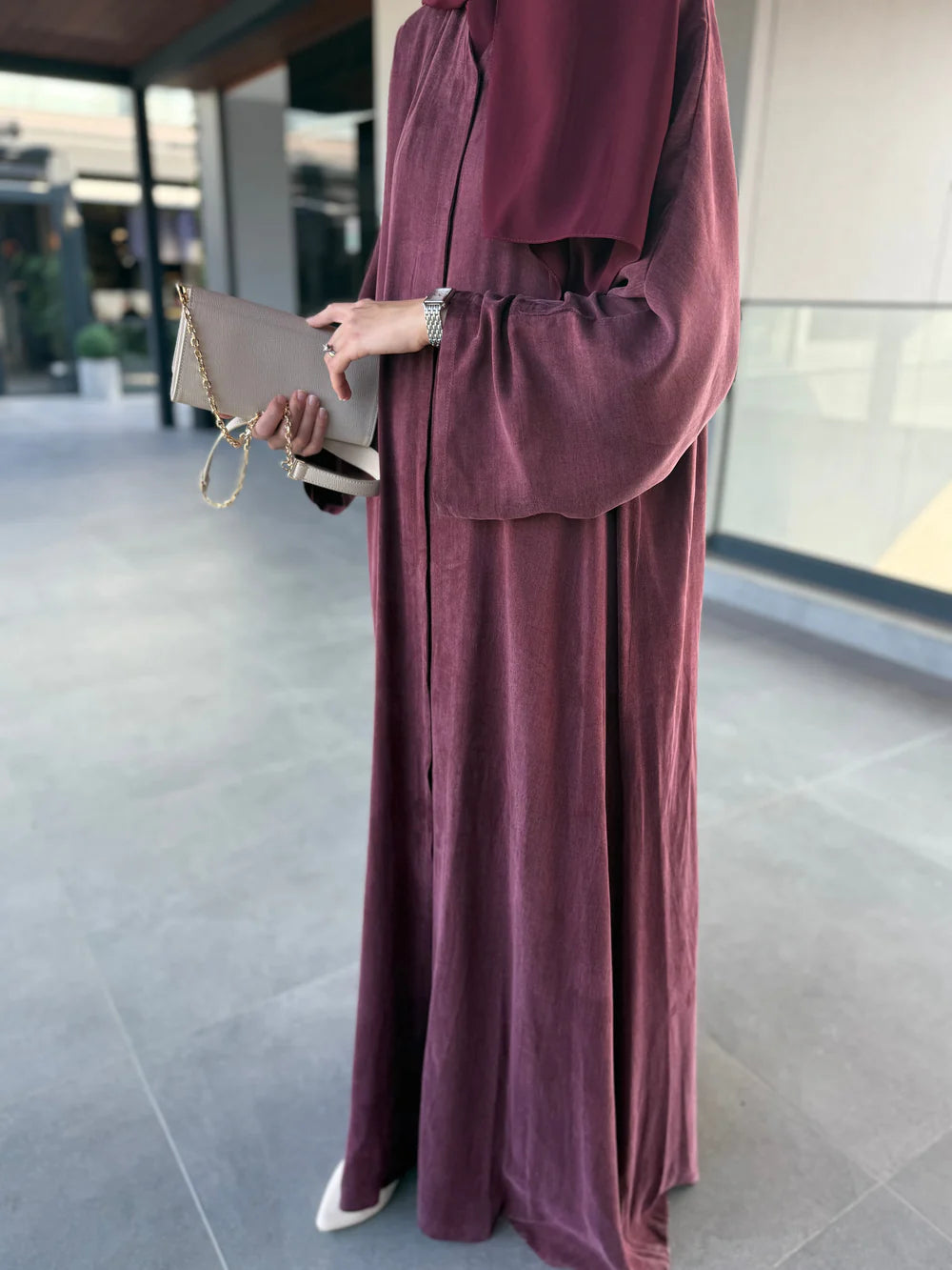 100% natural Bamboo Silk Abaya (AB004)