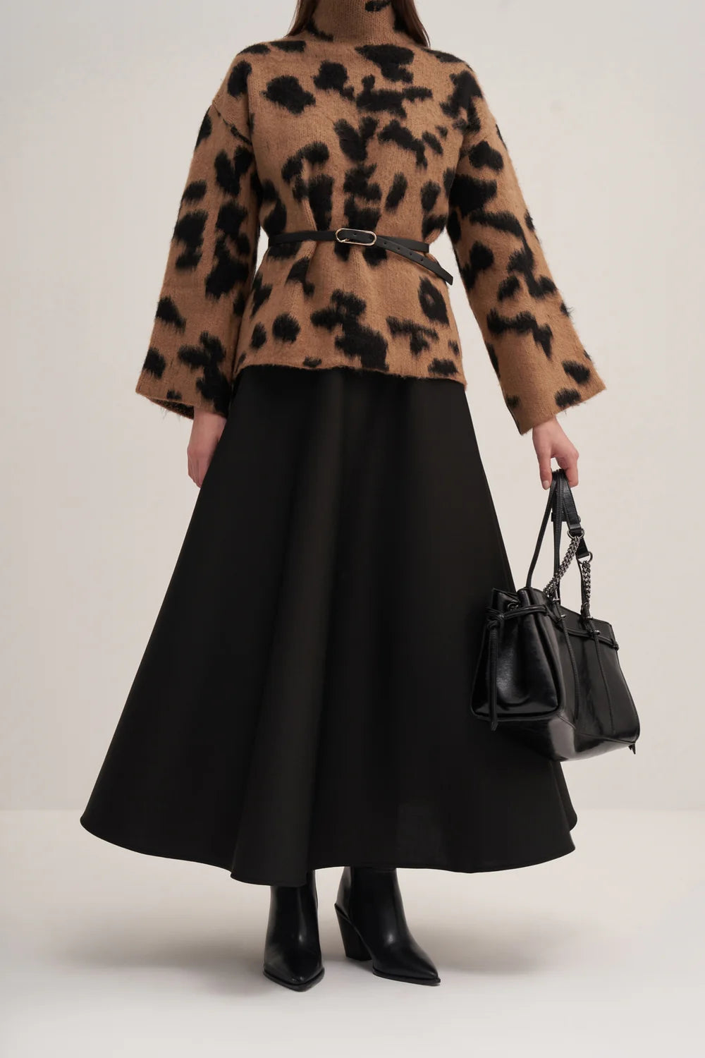 Scuba Flared Skirt (SN003)