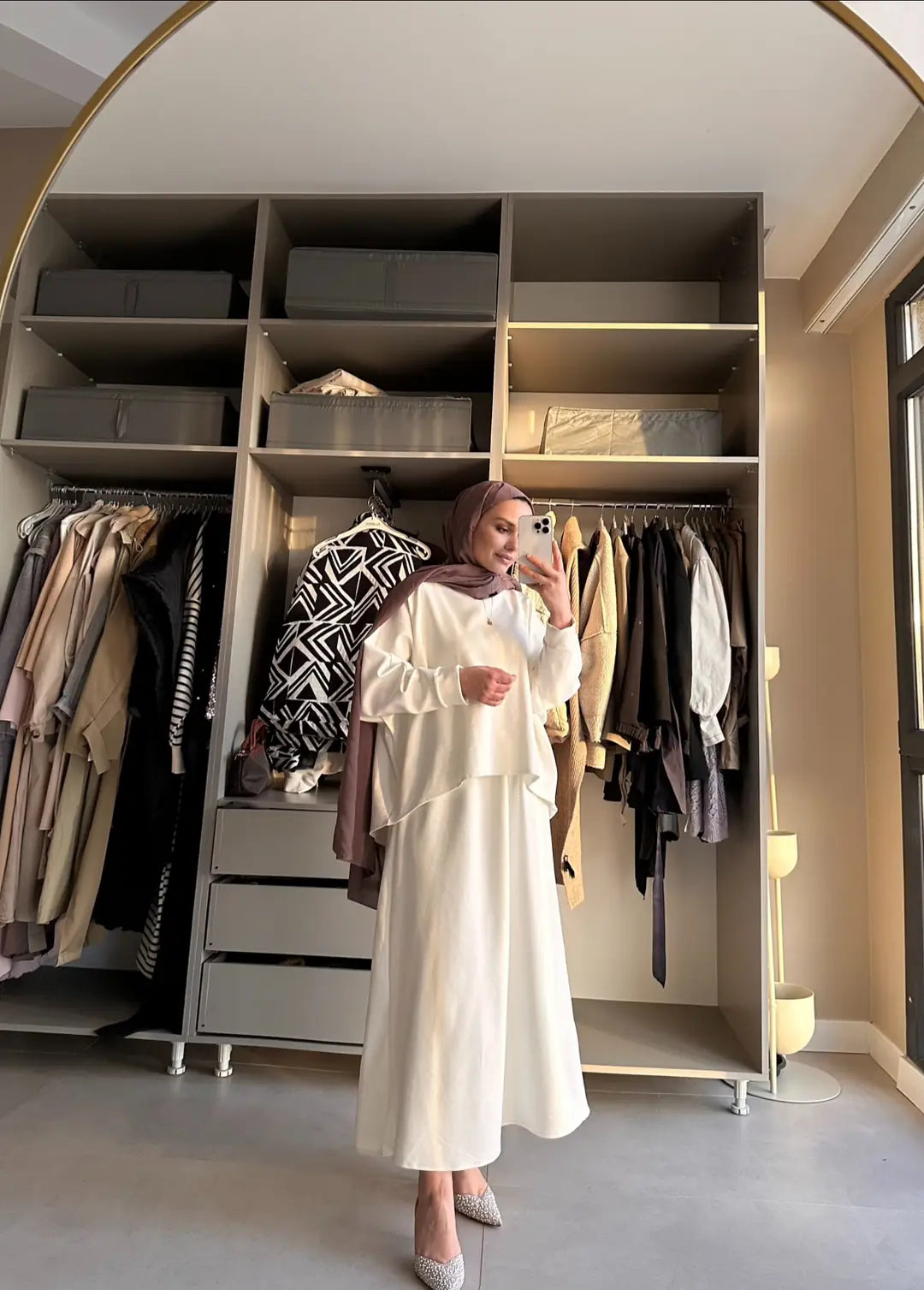 Two-Piece Canvas Modest Set