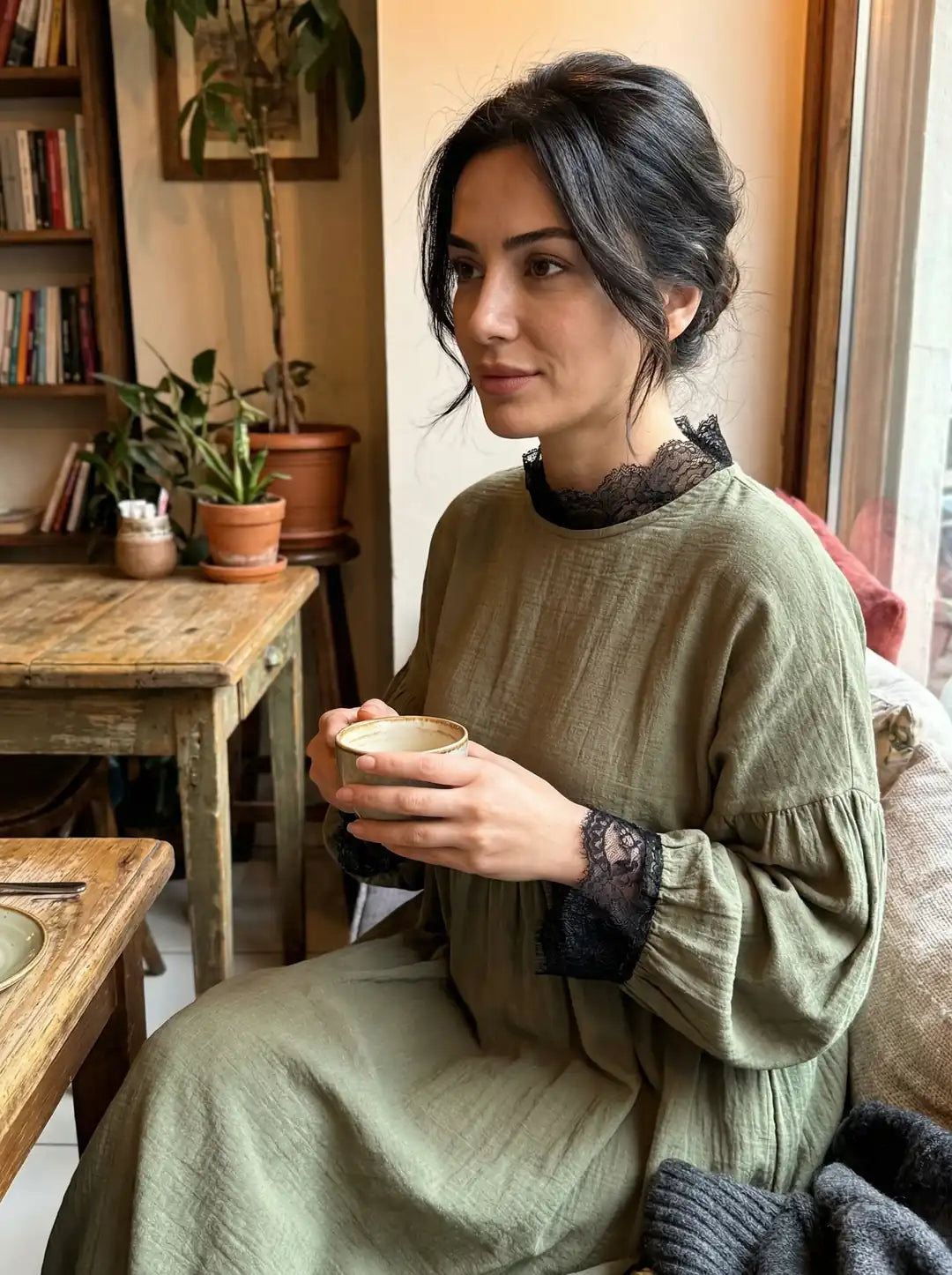 Muslin Lace Dress