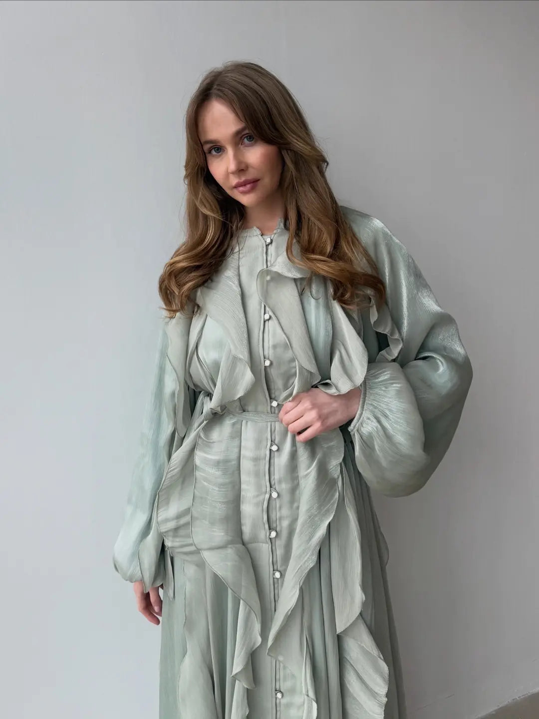 Ruffled Maxi Dress