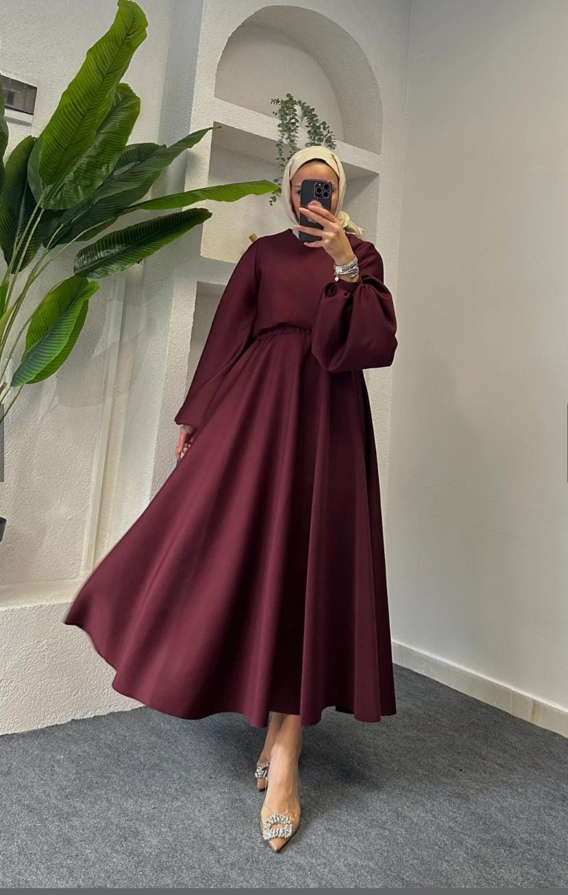 Elegance Scuba skirt Set (SK013)