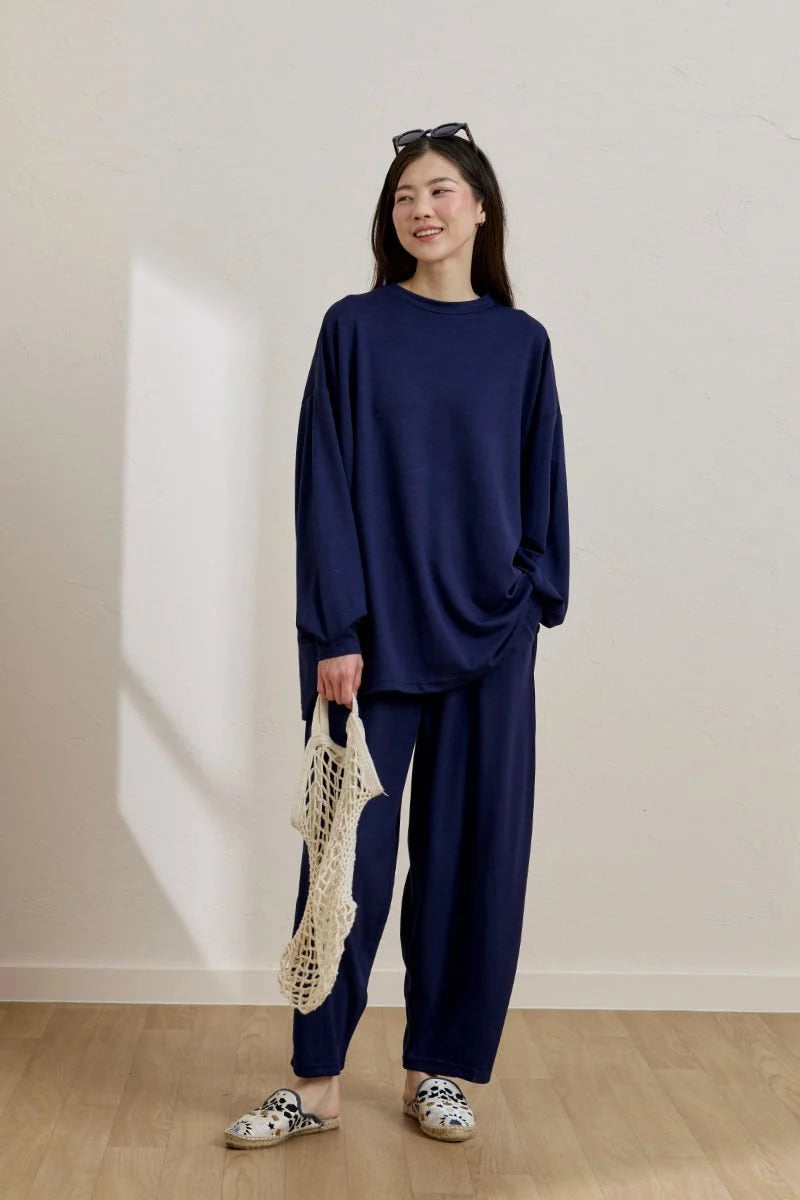 طقم الراحة اليومية الواسع – ST006 مستوحى من تصاميم أويشو