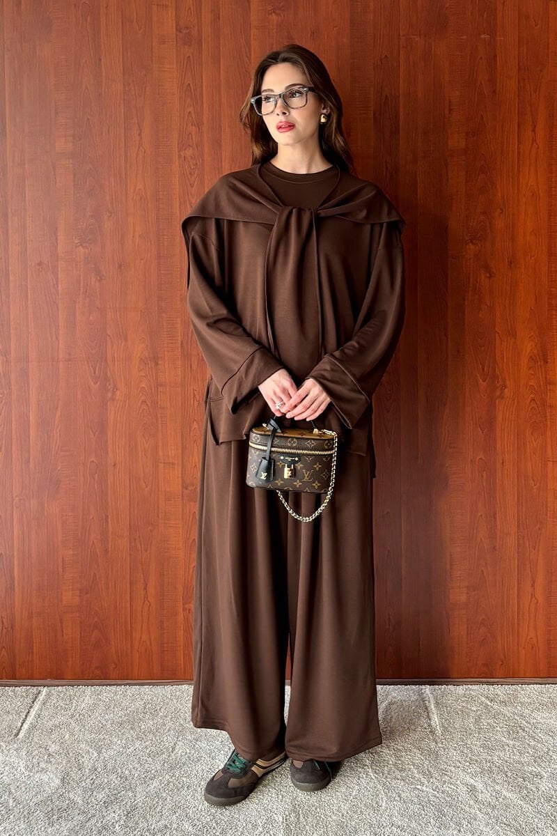 Oysho Tied Modest Pants Set
