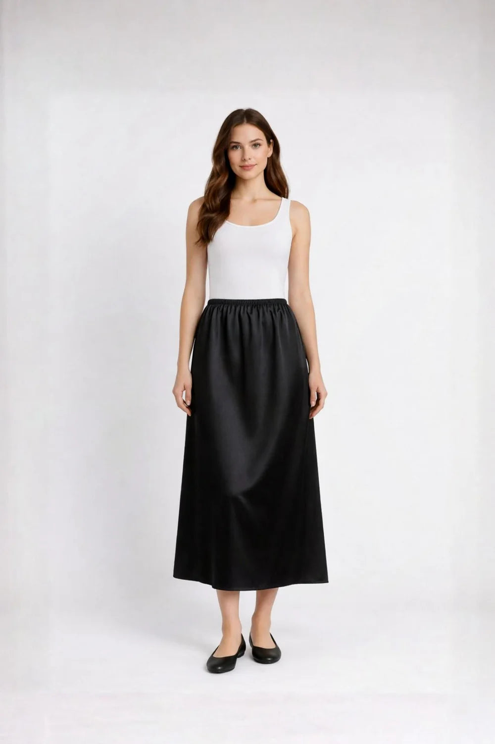 Satin Slip Skirt