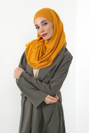 Ready-to-Wear Jersey Bonnet Shawl with Face Covering