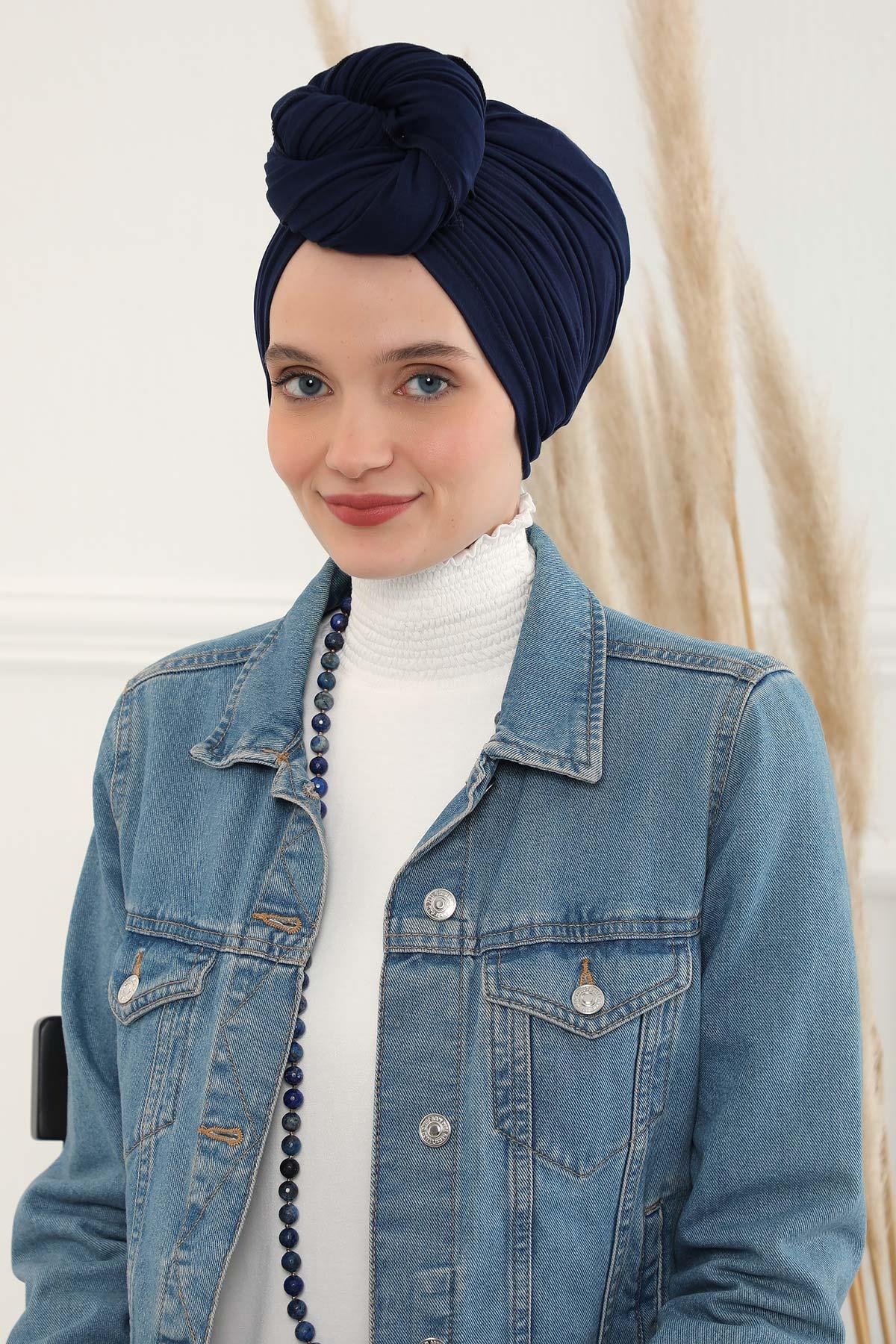 Gathered Jersey Turban for Easy Modest Styling