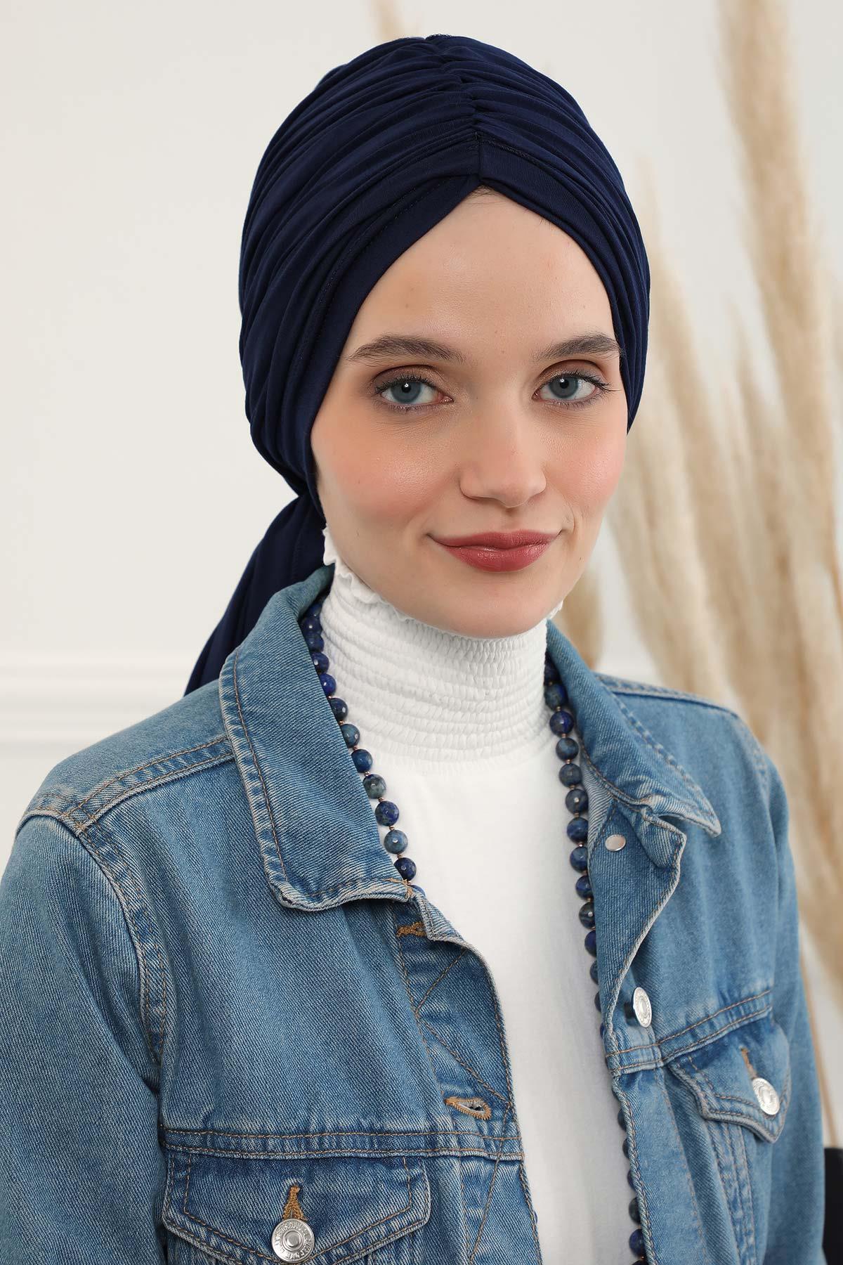 Gathered Jersey Turban for Easy Modest Styling