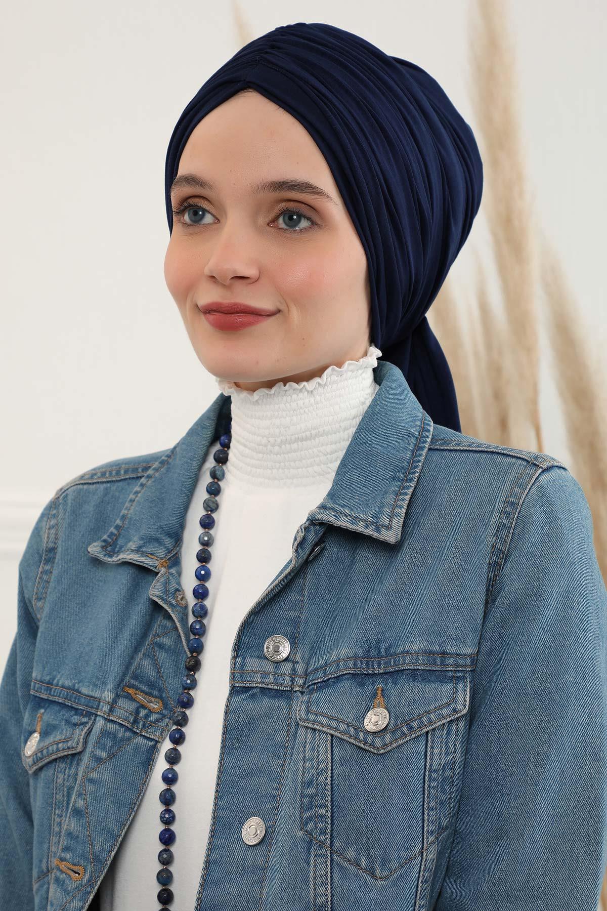 Gathered Jersey Turban for Easy Modest Styling