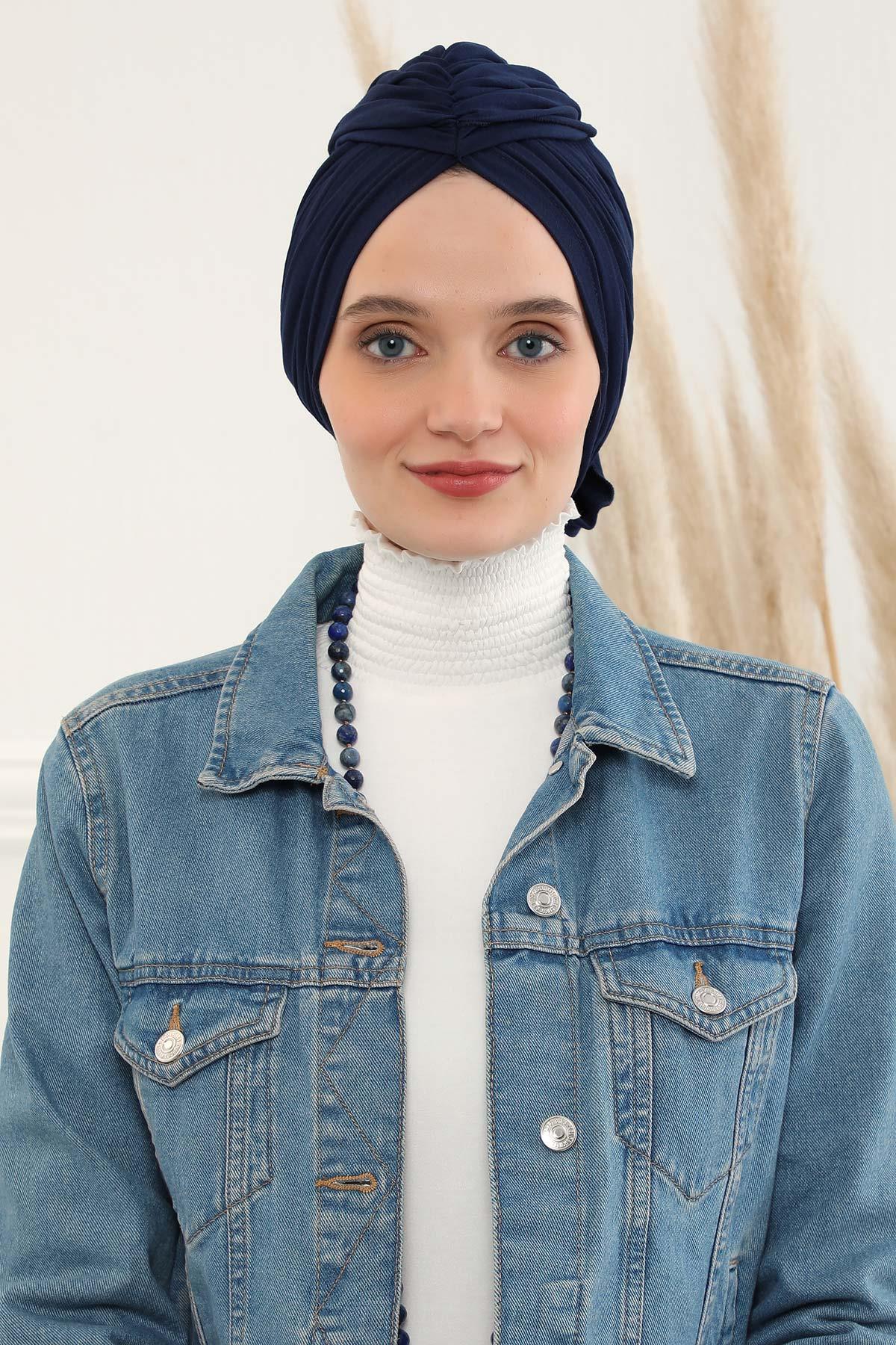 Gathered Jersey Turban for Easy Modest Styling