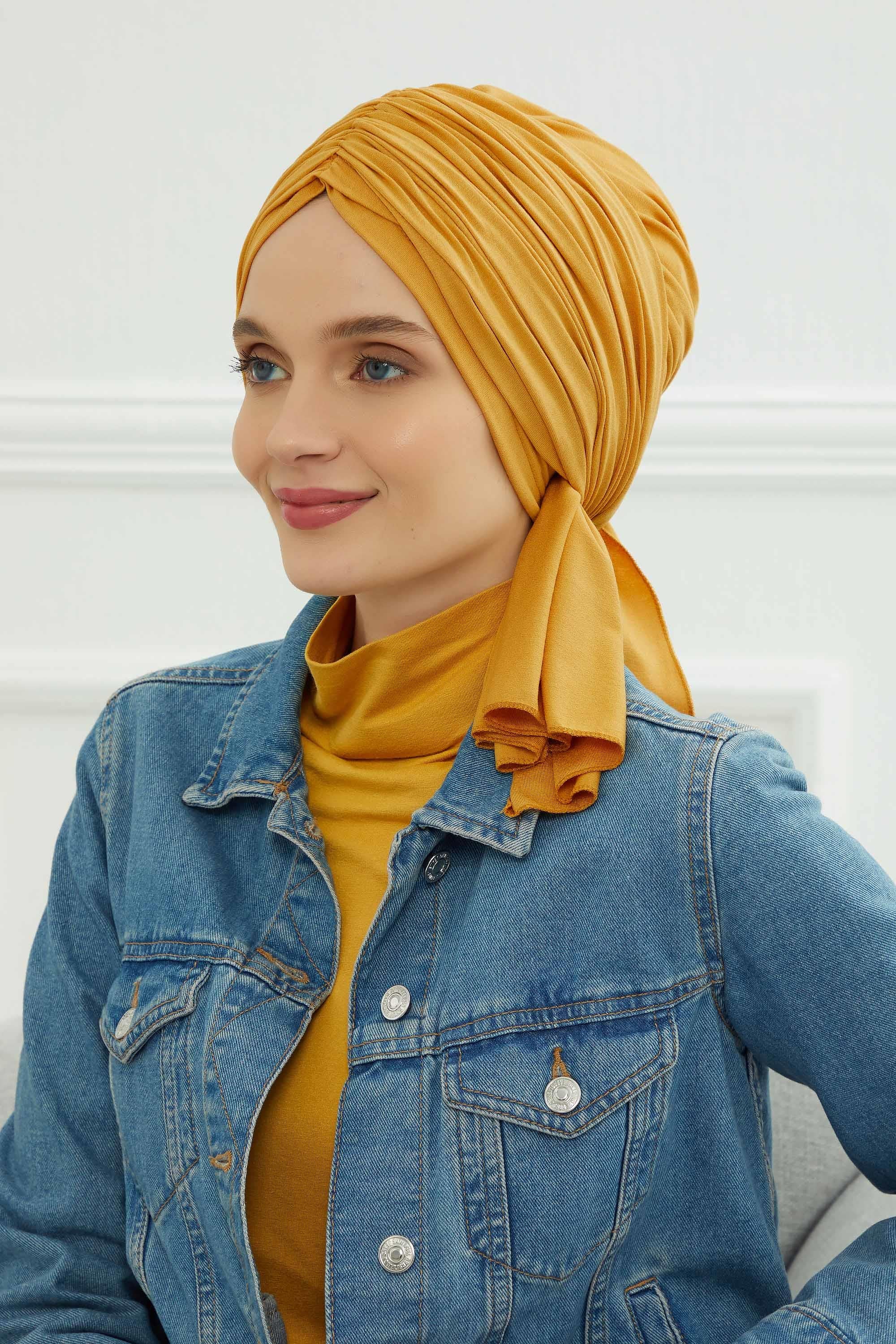 Gathered Jersey Turban for Easy Modest Styling