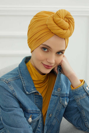 Gathered Jersey Turban for Easy Modest Styling