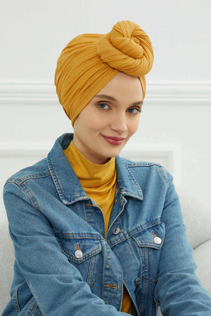 Gathered Jersey Turban for Easy Modest Styling