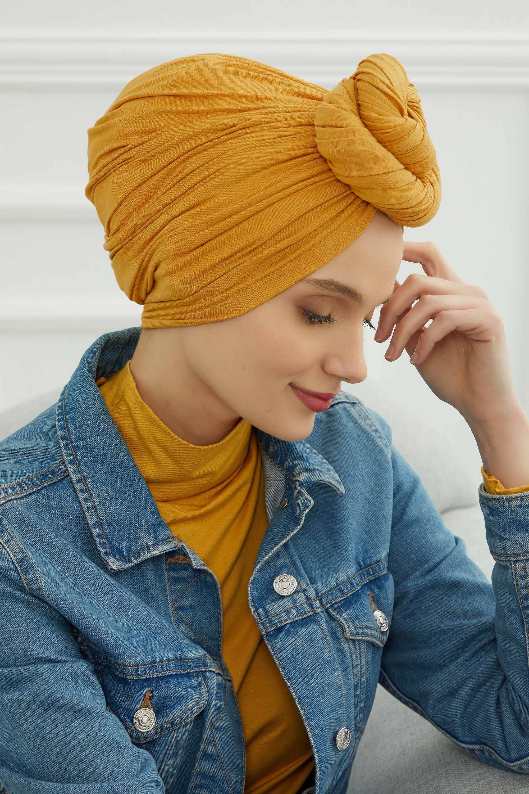 Gathered Jersey Turban for Easy Modest Styling