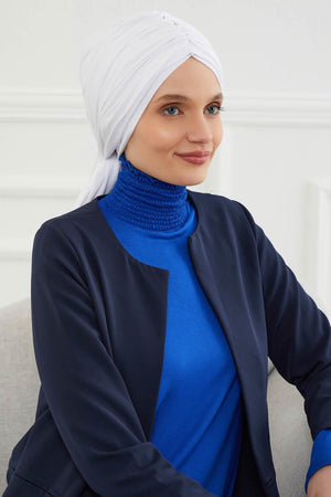 Gathered Jersey Turban for Easy Modest Styling