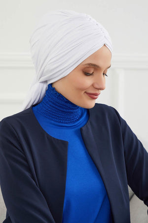 Gathered Jersey Turban for Easy Modest Styling