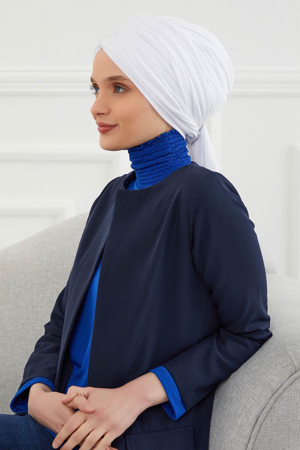 Gathered Jersey Turban for Easy Modest Styling