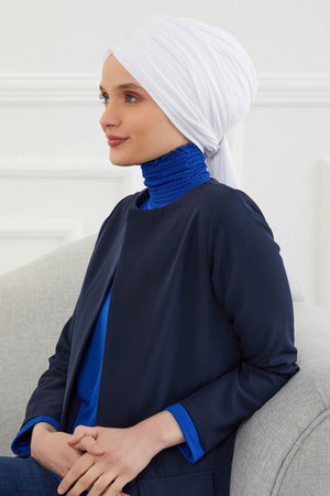 Gathered Jersey Turban for Easy Modest Styling