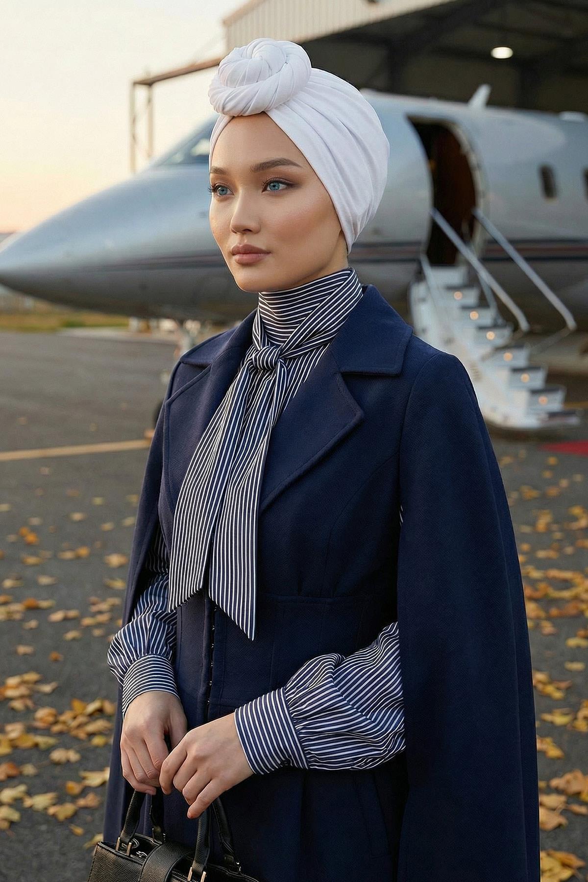 Gathered Jersey Turban for Easy Modest Styling