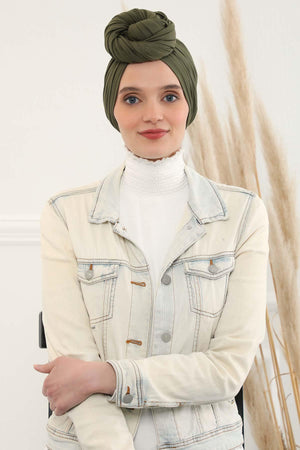 Gathered Jersey Turban for Easy Modest Styling