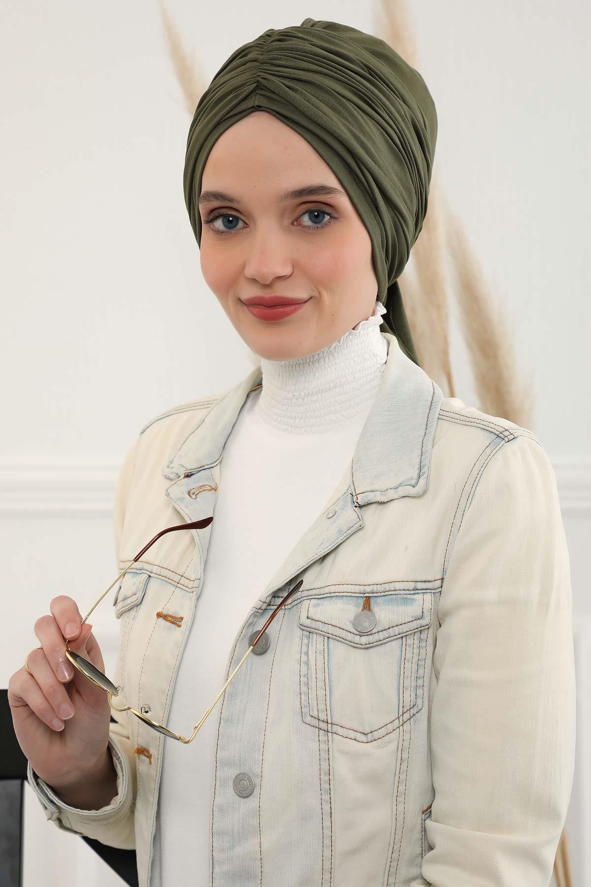 Gathered Jersey Turban for Easy Modest Styling