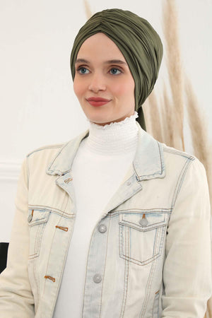 Gathered Jersey Turban for Easy Modest Styling