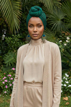 Gathered Jersey Turban for Easy Modest Styling