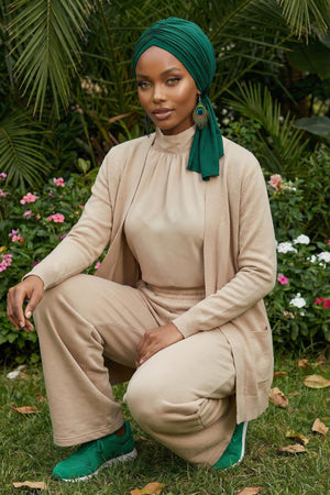 Gathered Jersey Turban for Easy Modest Styling